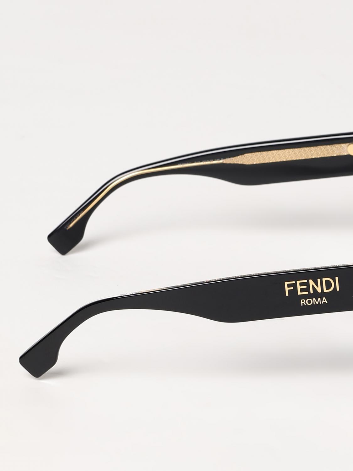 FENDI OCCHIALI DA SOLE: Occhiali da sole donna Fendi, Nero - Img 3