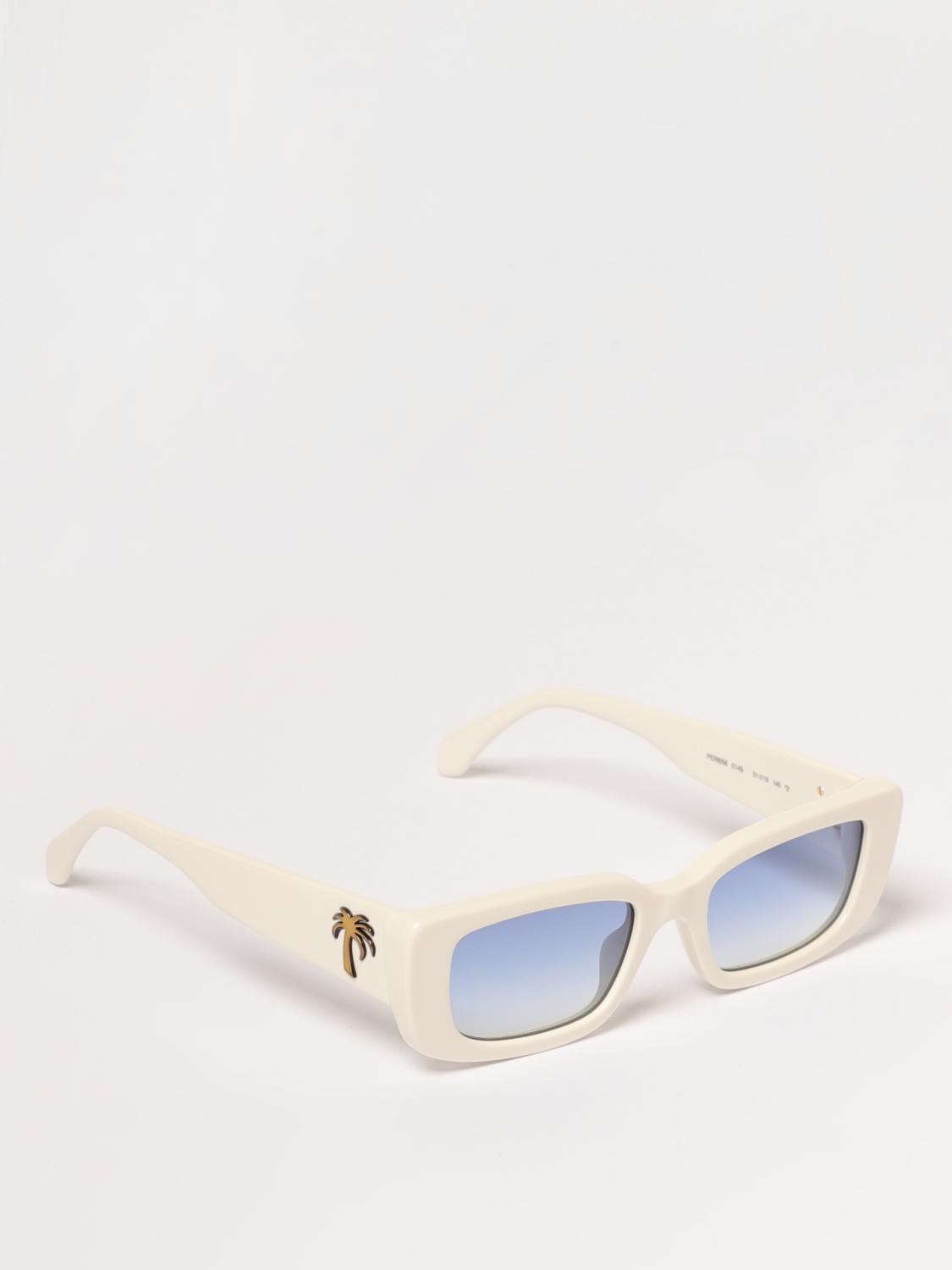 PALM ANGELS SUNGLASSES: Sunglasses men Palm Angels, White - Img 1
