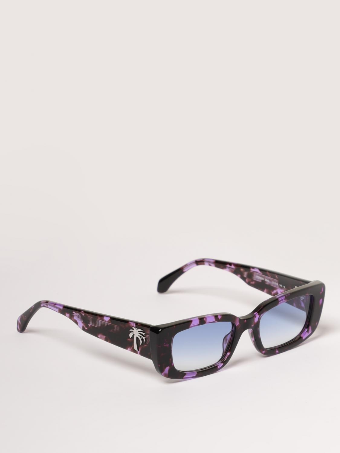 PALM ANGELS SUNGLASSES: Sunglasses men Palm Angels, Violet - Img 1