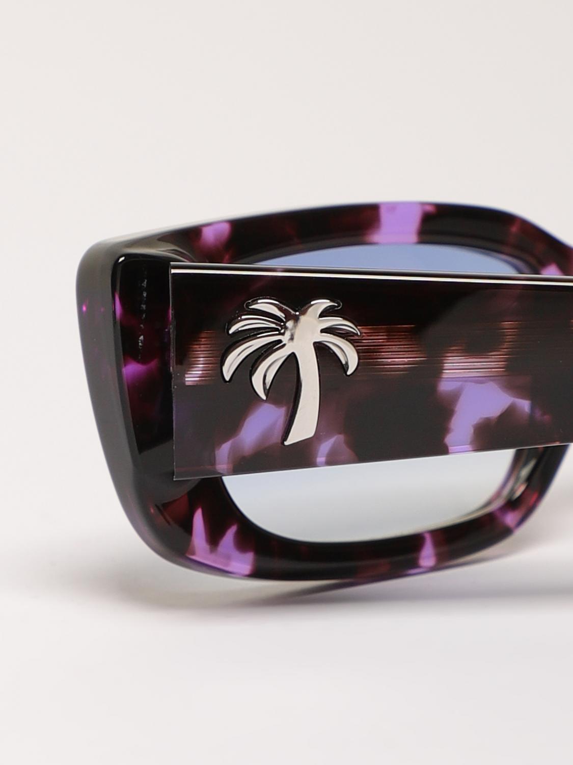 PALM ANGELS SUNGLASSES: Sunglasses men Palm Angels, Violet - Img 4