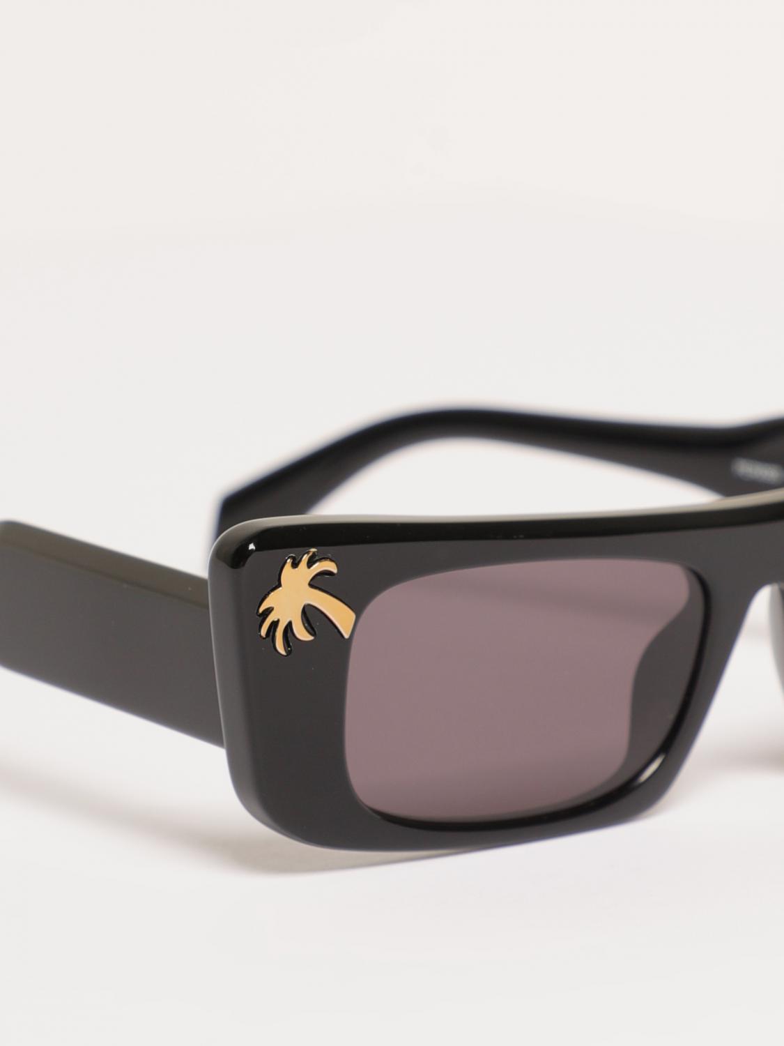 PALM ANGELS SUNGLASSES: Sunglasses men Palm Angels, Black - Img 4