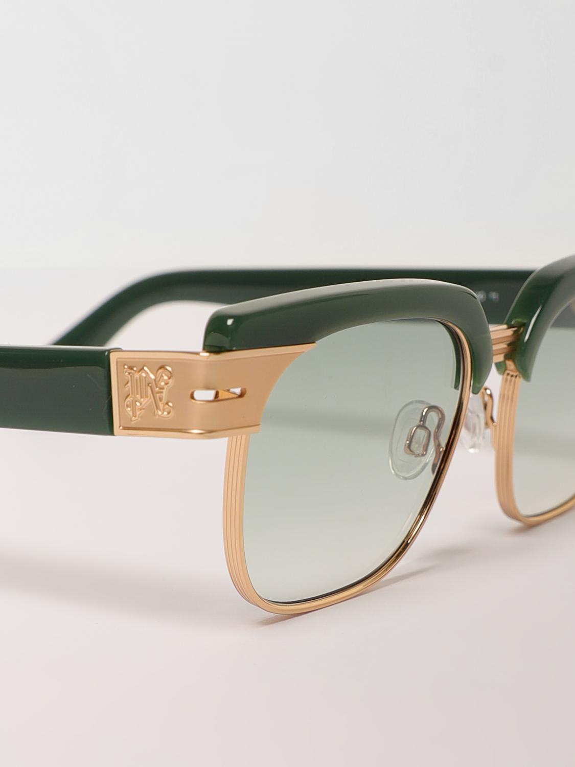 PALM ANGELS SUNGLASSES: Sunglasses men Palm Angels, Green - Img 4