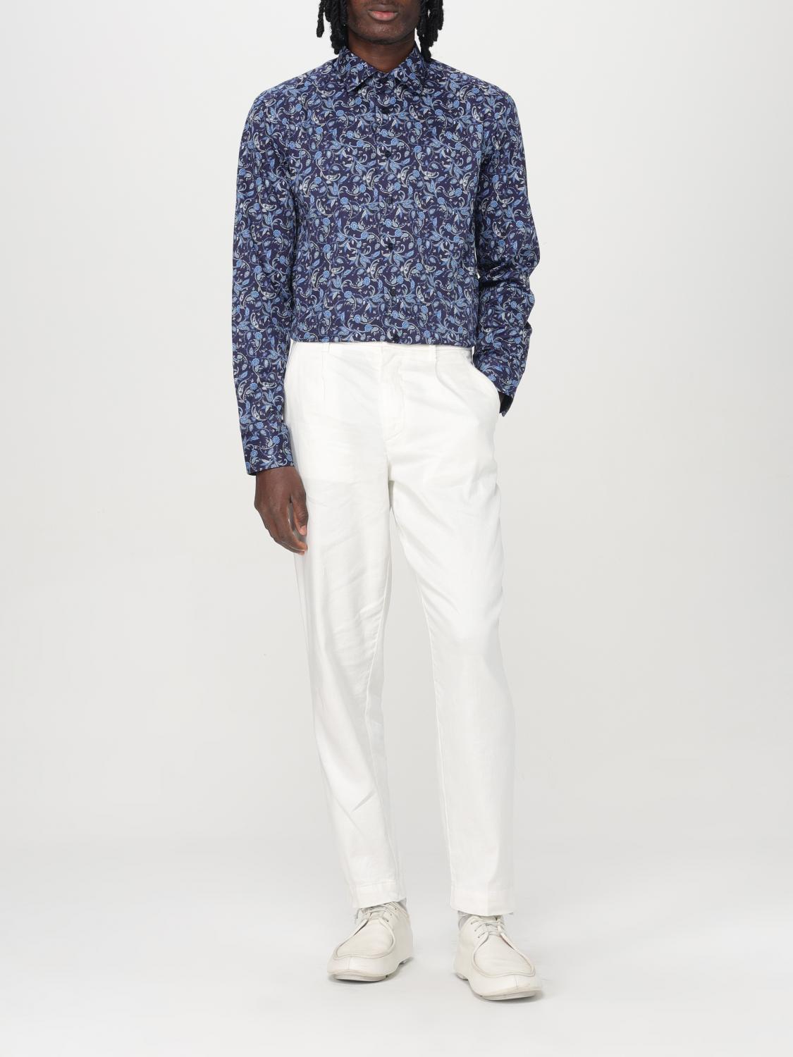 ETRO SHIRT: Shirt men Etro, Blue - Img 2