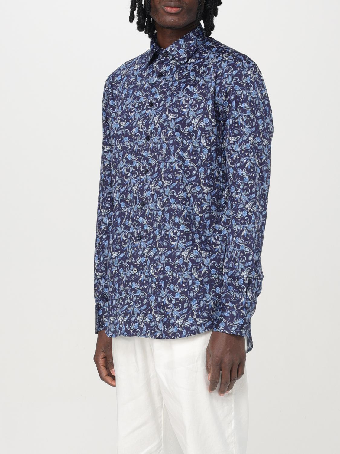 ETRO SHIRT: Shirt men Etro, Blue - Img 4