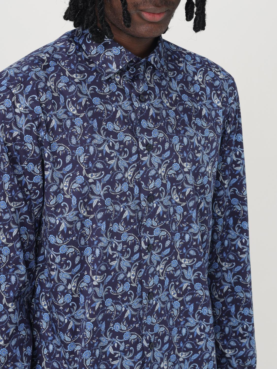 ETRO SHIRT: Shirt men Etro, Blue - Img 5