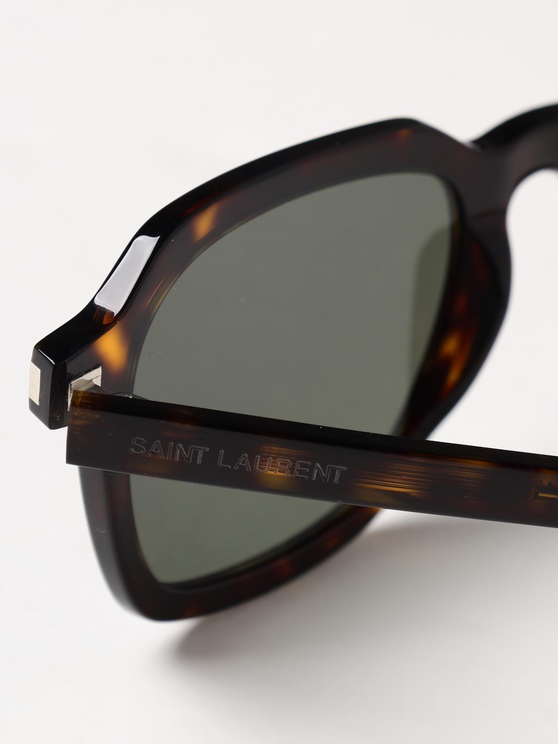 SAINT LAURENT LUNETTES DE SOLEIL: Lunettes de vue homme Saint Laurent, Beige - Img 4