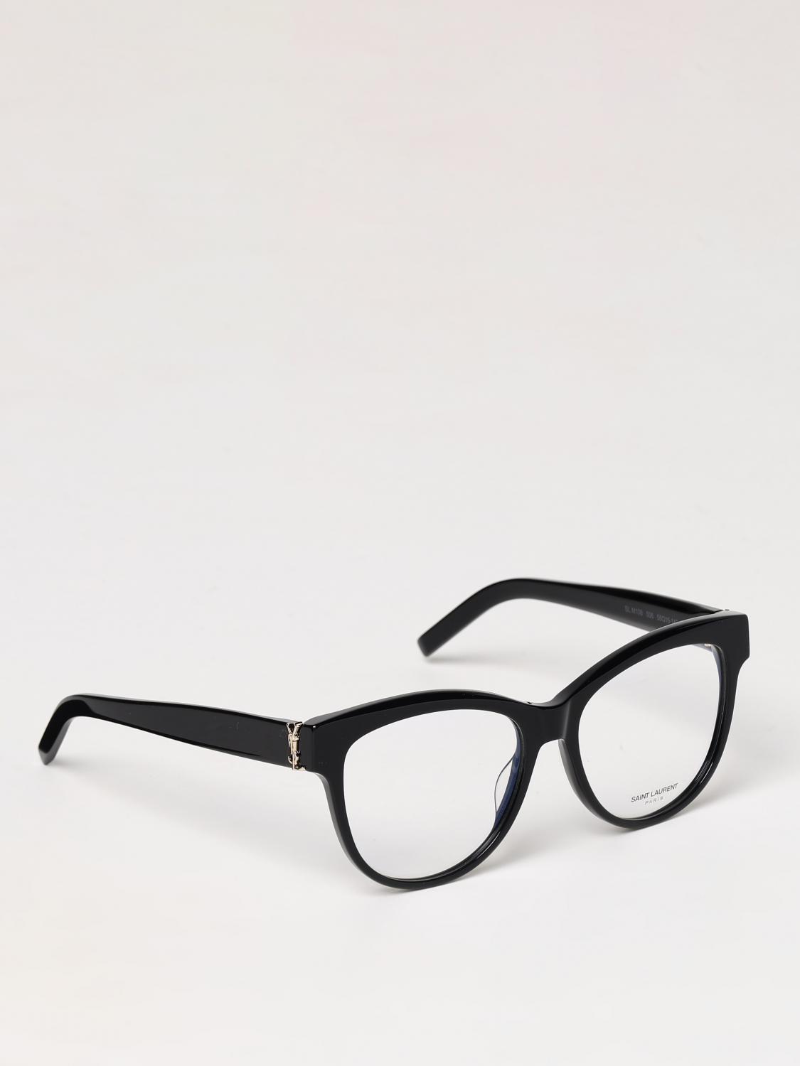 SAINT LAURENT OPTICAL FRAMES: Optical frames woman Saint Laurent, Black - Img 1