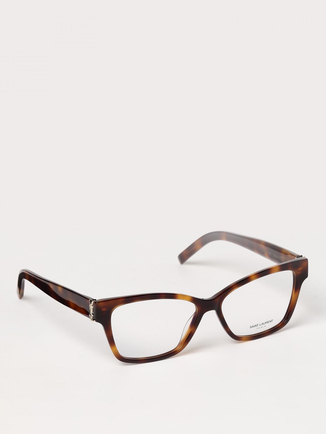 SAINT LAURENT OPTICAL FRAMES: Optical frames woman Saint Laurent, Beige - Img 1