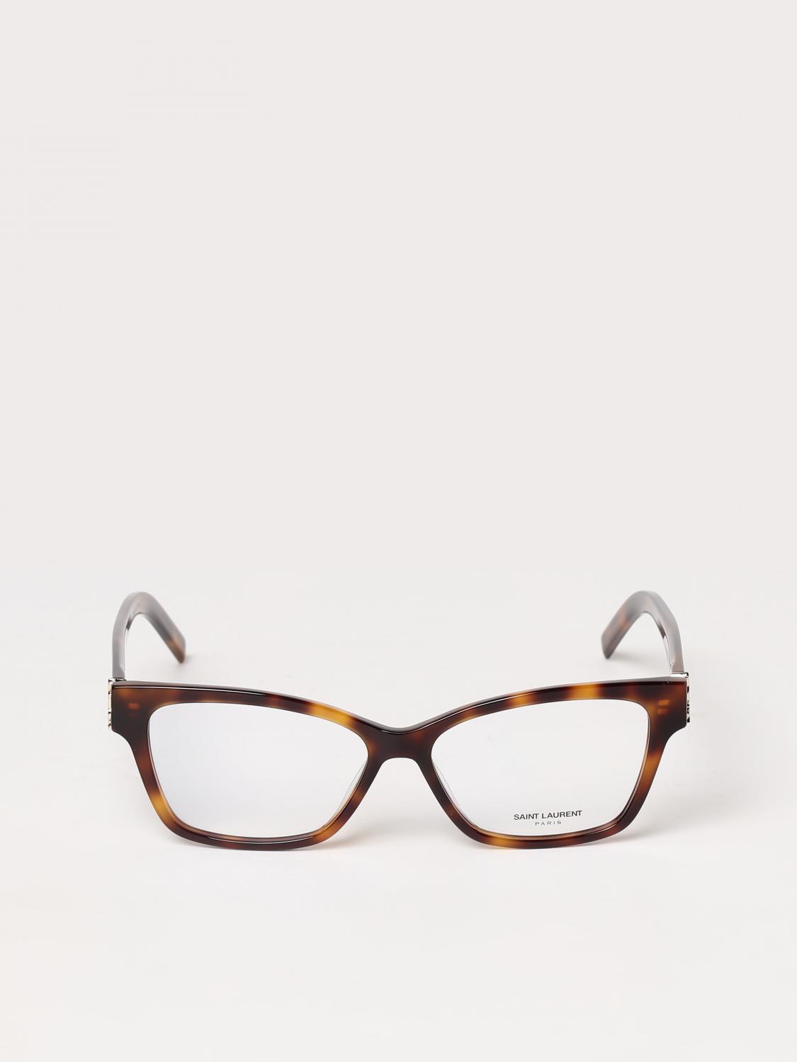 SAINT LAURENT OPTICAL FRAMES: Optical frames woman Saint Laurent, Beige - Img 2