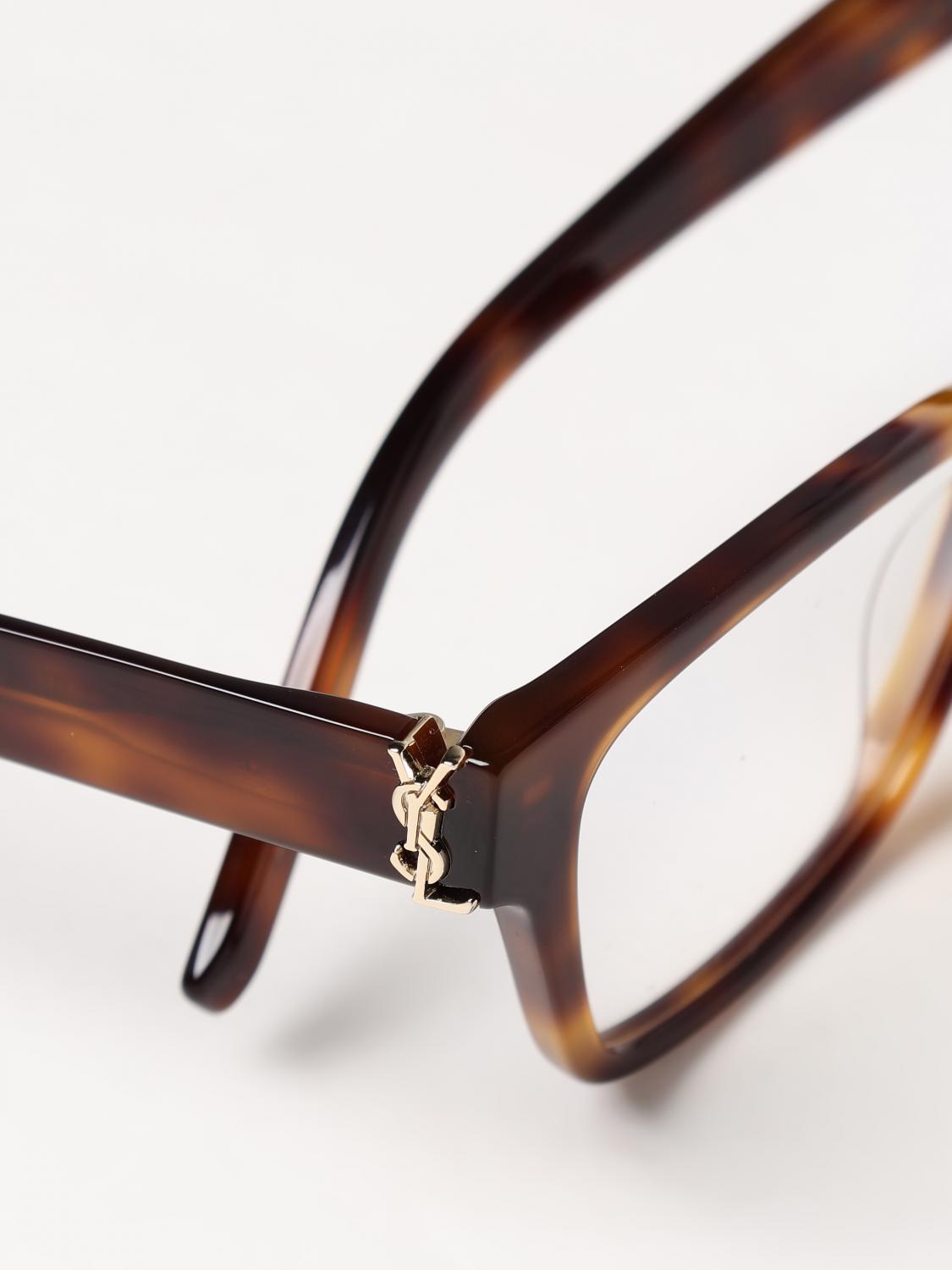 SAINT LAURENT OPTICAL FRAMES: Optical frames woman Saint Laurent, Beige - Img 4