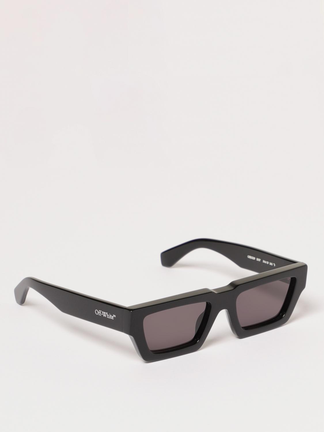 OFF-WHITE: Sunglasses men - Black | Off-White sunglasses