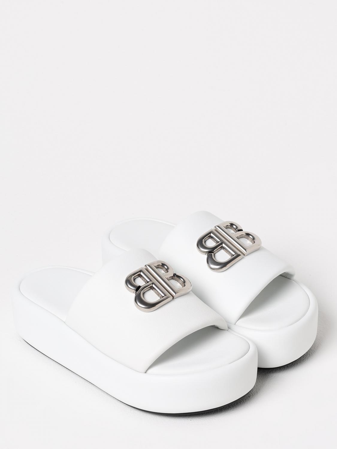 BALENCIAGA SANDALIAS PLANAS: Sandalias planas mujer Balenciaga, Plata - Img 2