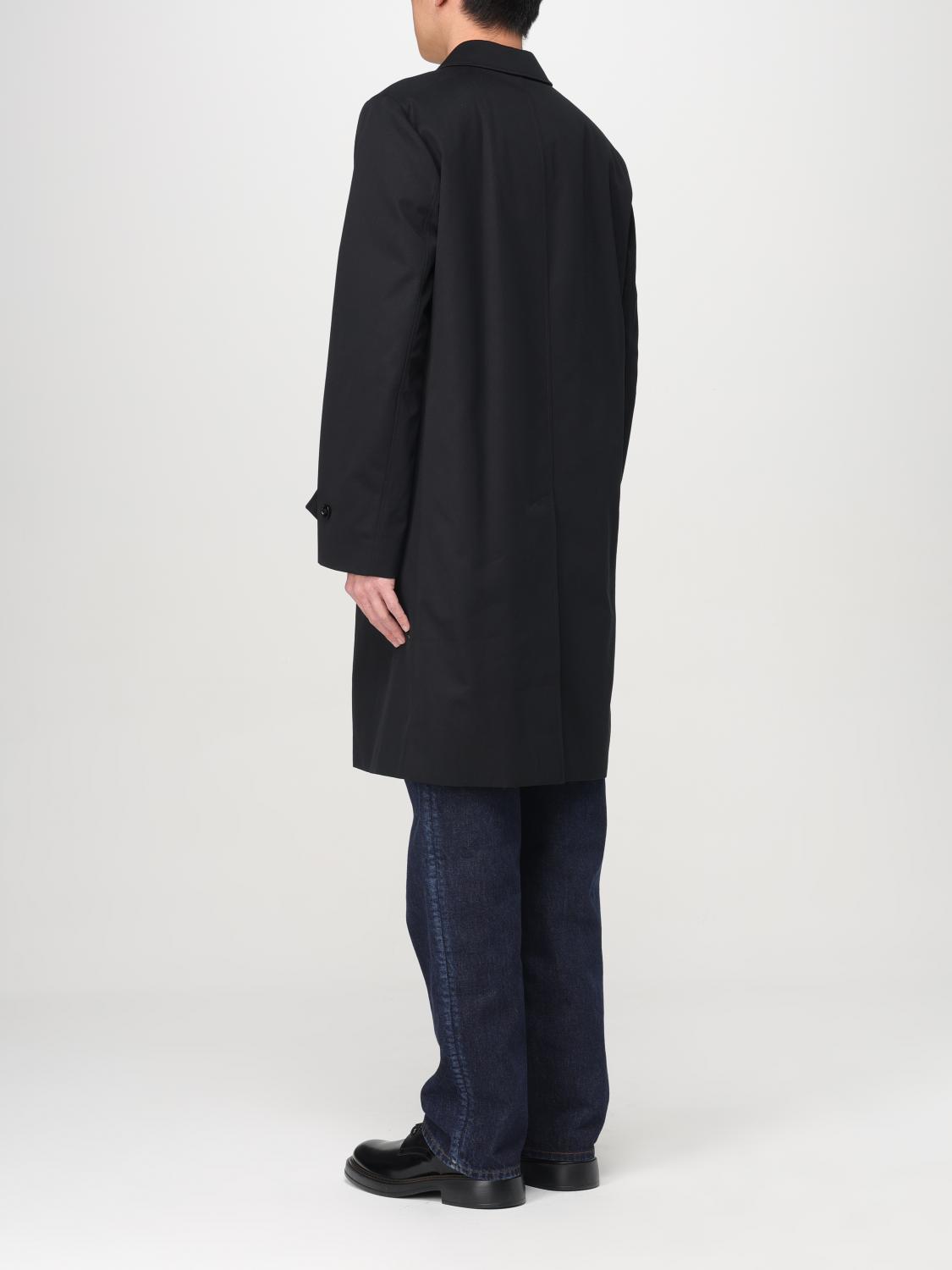 BURBERRY COAT: Coat men Burberry, Black - Img 3