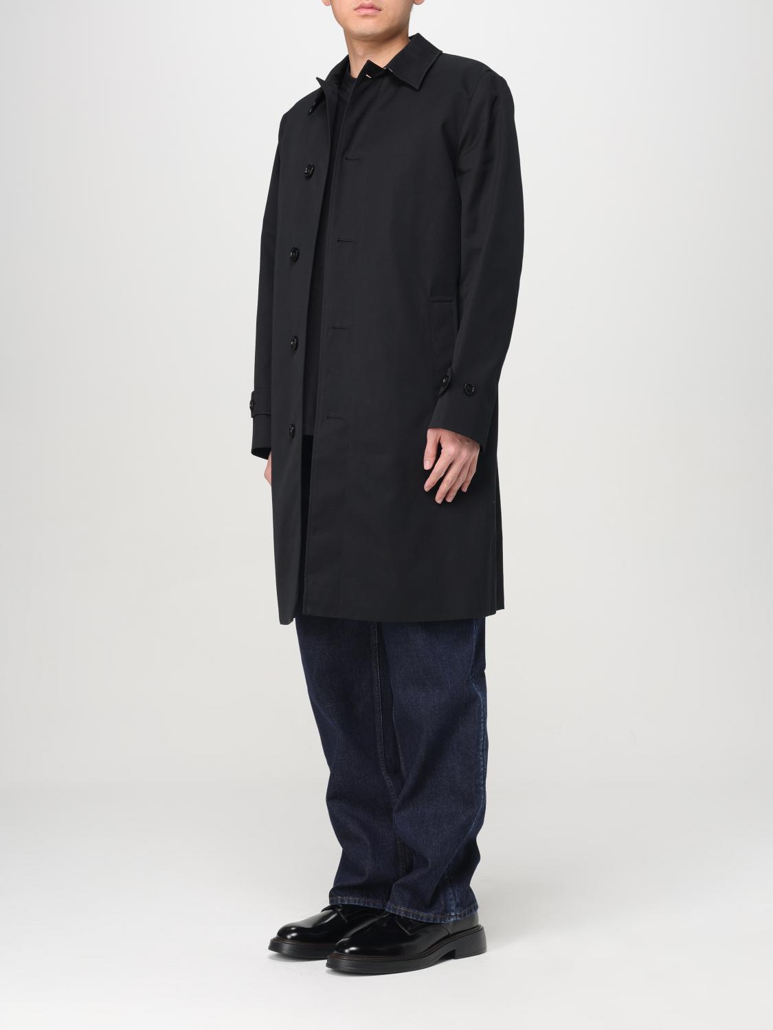 BURBERRY COAT: Coat men Burberry, Black - Img 4