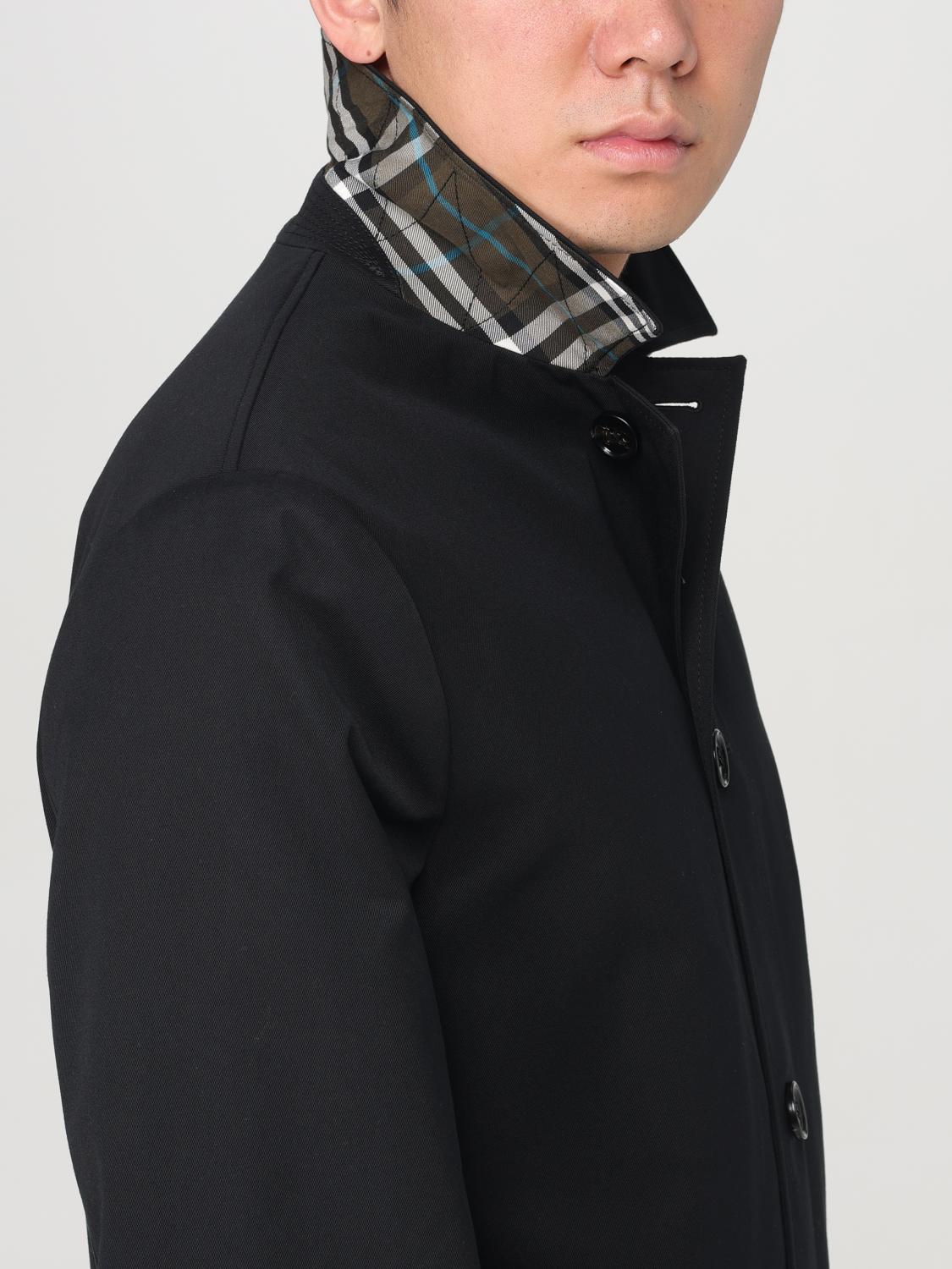 BURBERRY COAT: Coat men Burberry, Black - Img 5