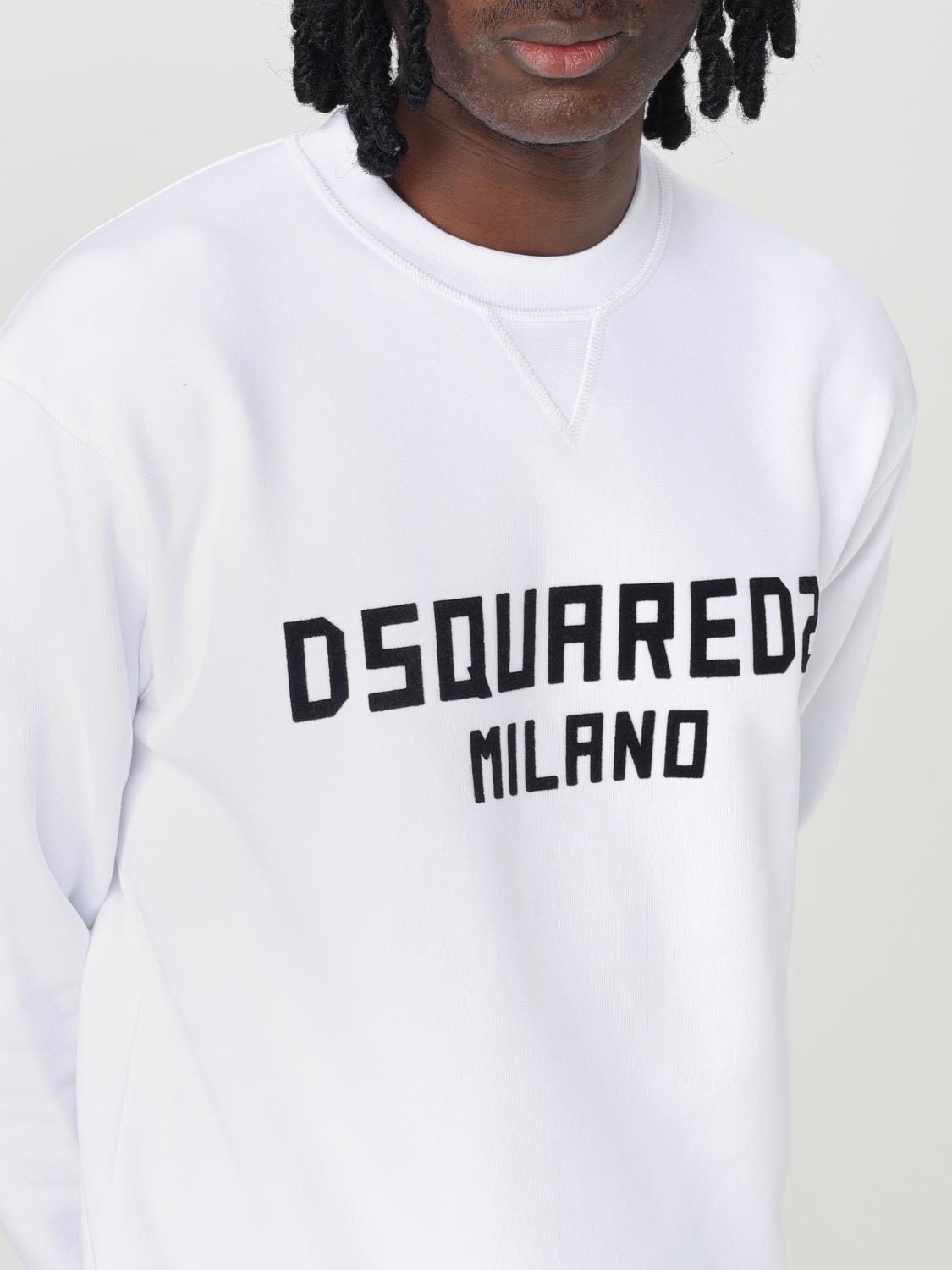 DSQUARED2 SUDADERA: Sudadera hombre Dsquared2, Blanco - Img 4