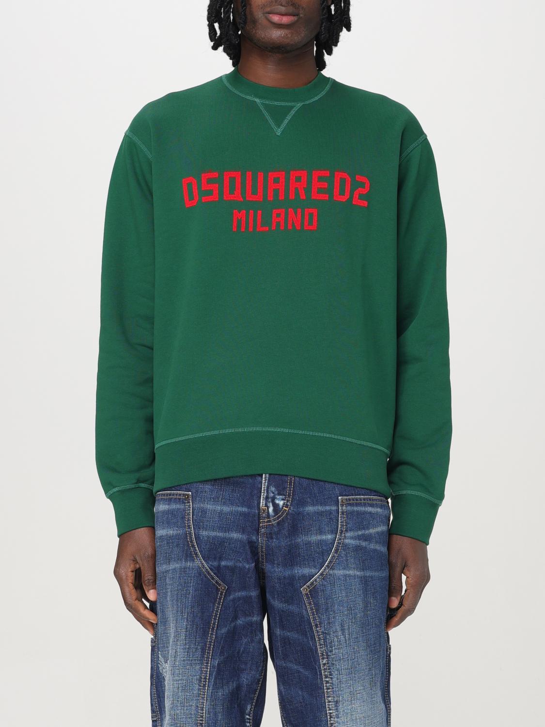 DSQUARED2 SWEATSHIRT: Sweatshirt men Dsquared2, Green - Img 1