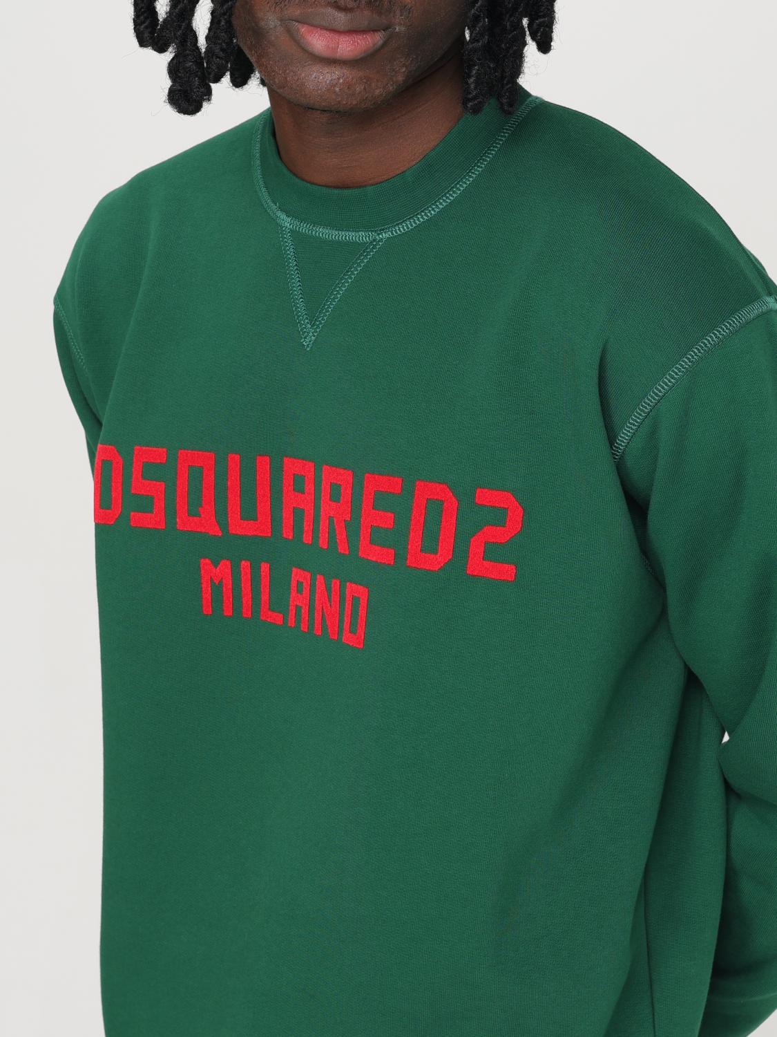 DSQUARED2 SWEATSHIRT: Sweatshirt men Dsquared2, Green - Img 4