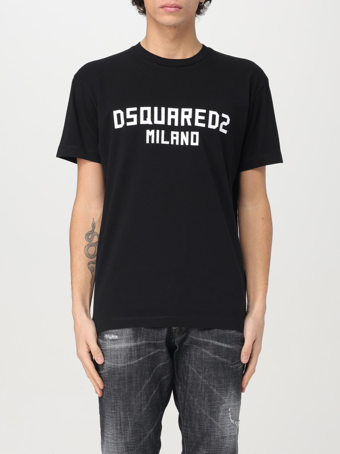 DSQUARED2 T-SHIRT: T-shirt men Dsquared2, Black - Img 1