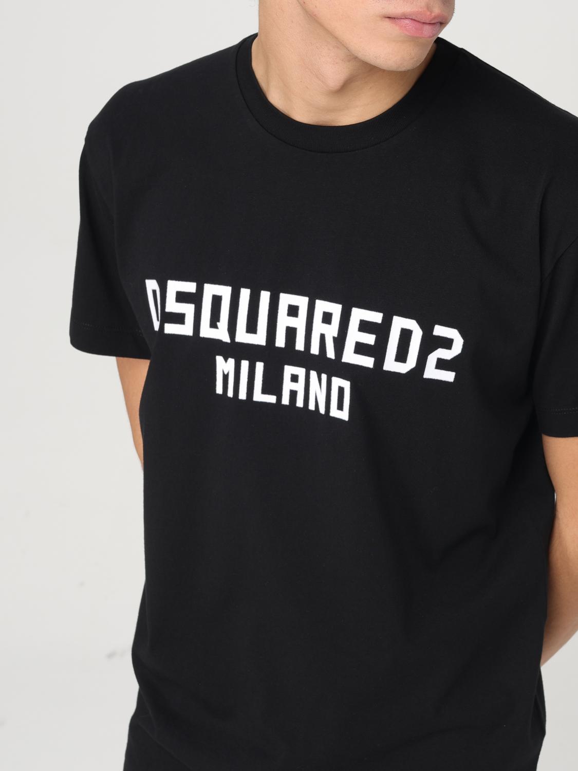 DSQUARED2 T-SHIRT: T-shirt men Dsquared2, Black - Img 4