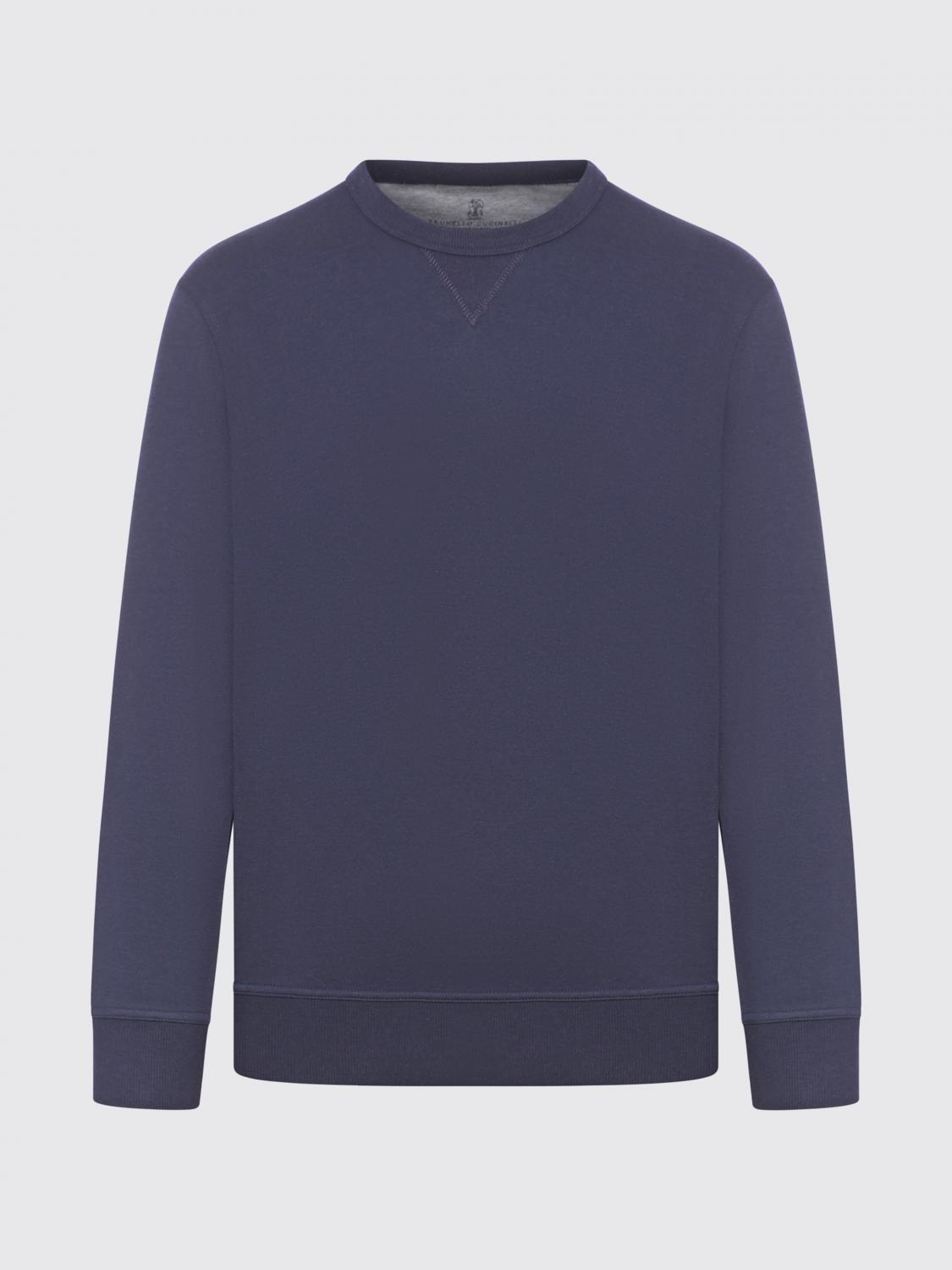 Sweatshirt homme Brunello Cucinelli - Bleu