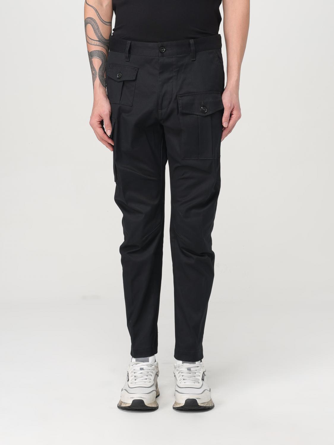 DSQUARED2 PANTS: Pants men Dsquared2, Black - Img 1