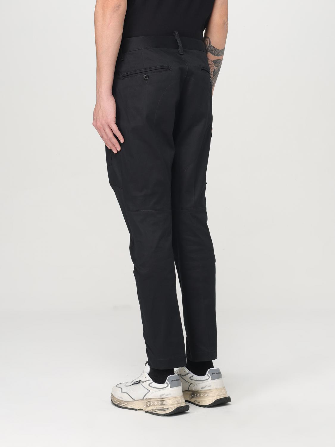 DSQUARED2 PANTS: Pants men Dsquared2, Black - Img 2