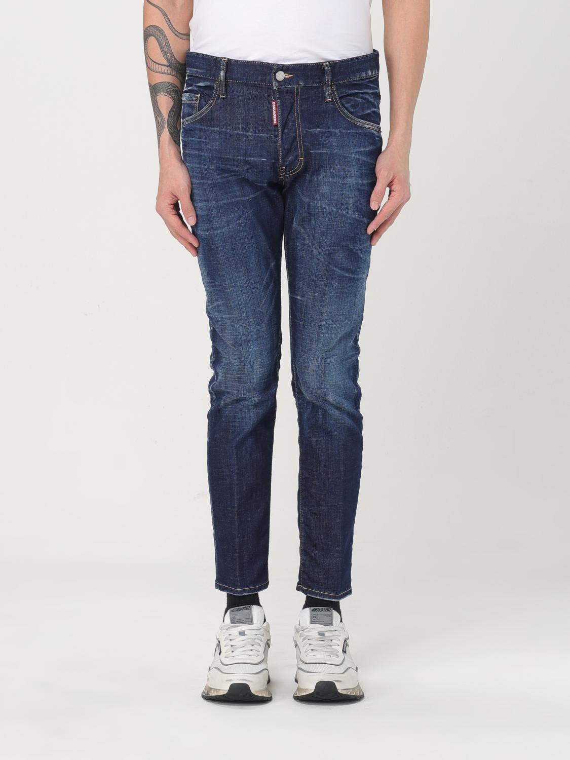 DSQUARED2 JEANS: Jeans Dsquared2 in denim , Blue - Img 1