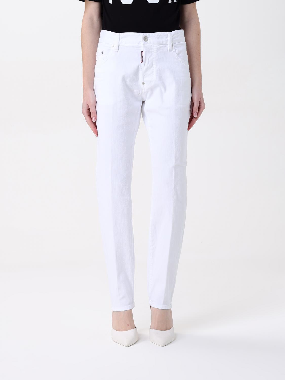 DSQUARED2 JEANS: Jeans men Dsquared2, White - Img 1