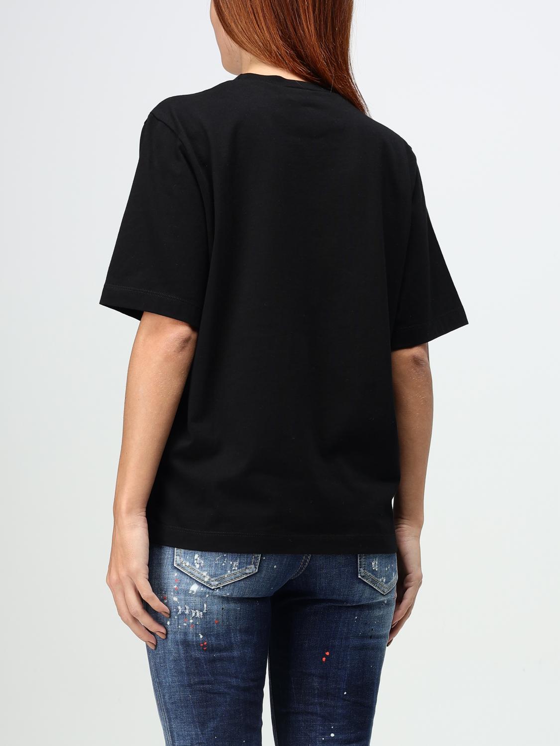 DSQUARED2 T-SHIRT: T-shirt woman Dsquared2, Black - Img 2