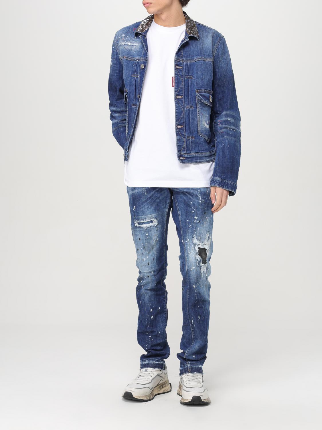 DSQUARED2 VESTE: Veste homme Dsquared2, Bleu - Img 2