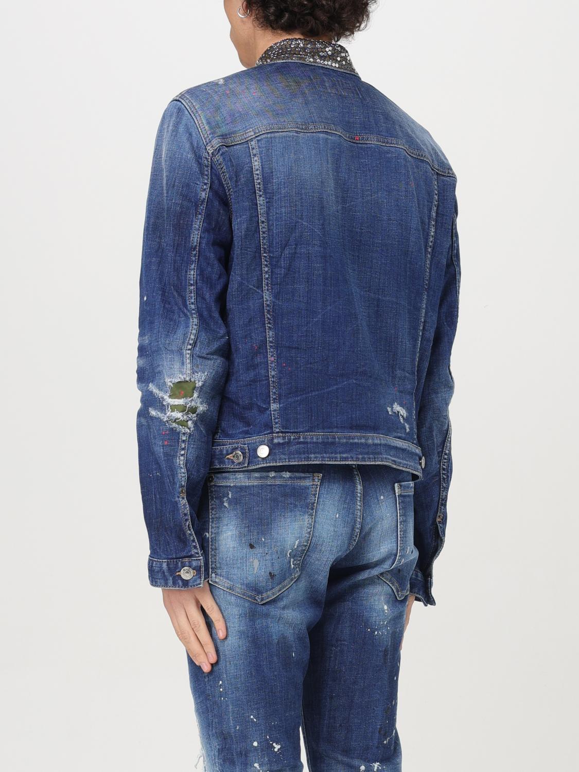 DSQUARED2 VESTE: Veste homme Dsquared2, Bleu - Img 3