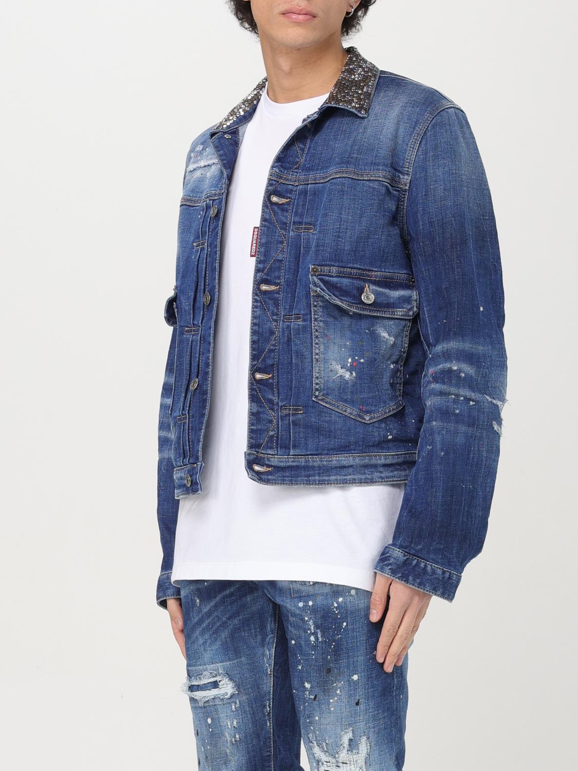 DSQUARED2 VESTE: Veste homme Dsquared2, Bleu - Img 4