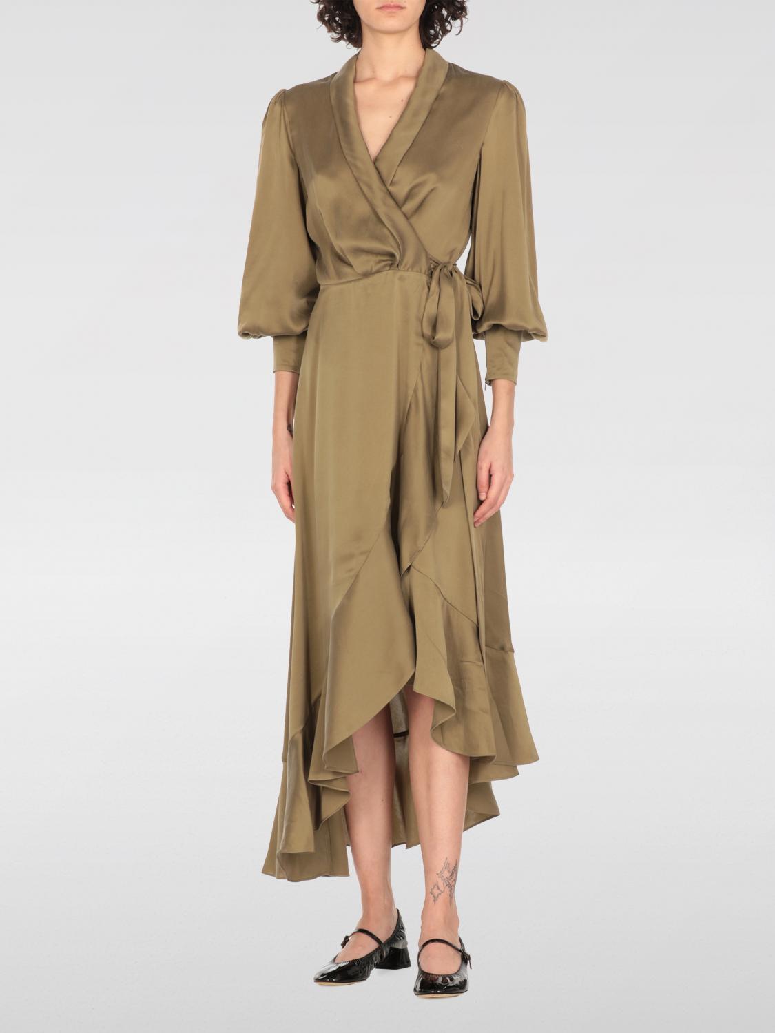 ZIMMERMANN VESTIDO: Vestido de seda Zimmermann, Verde - Img 1