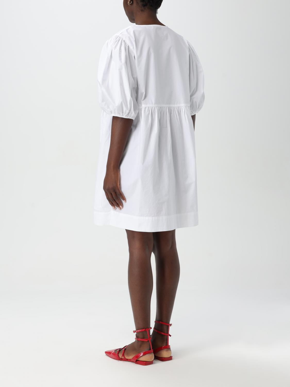 GANNI DRESS: Dress woman Ganni, White - Img 2