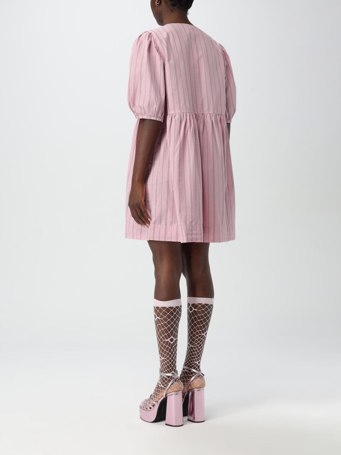 GANNI DRESS: Dress woman Ganni, Pink - Img 2