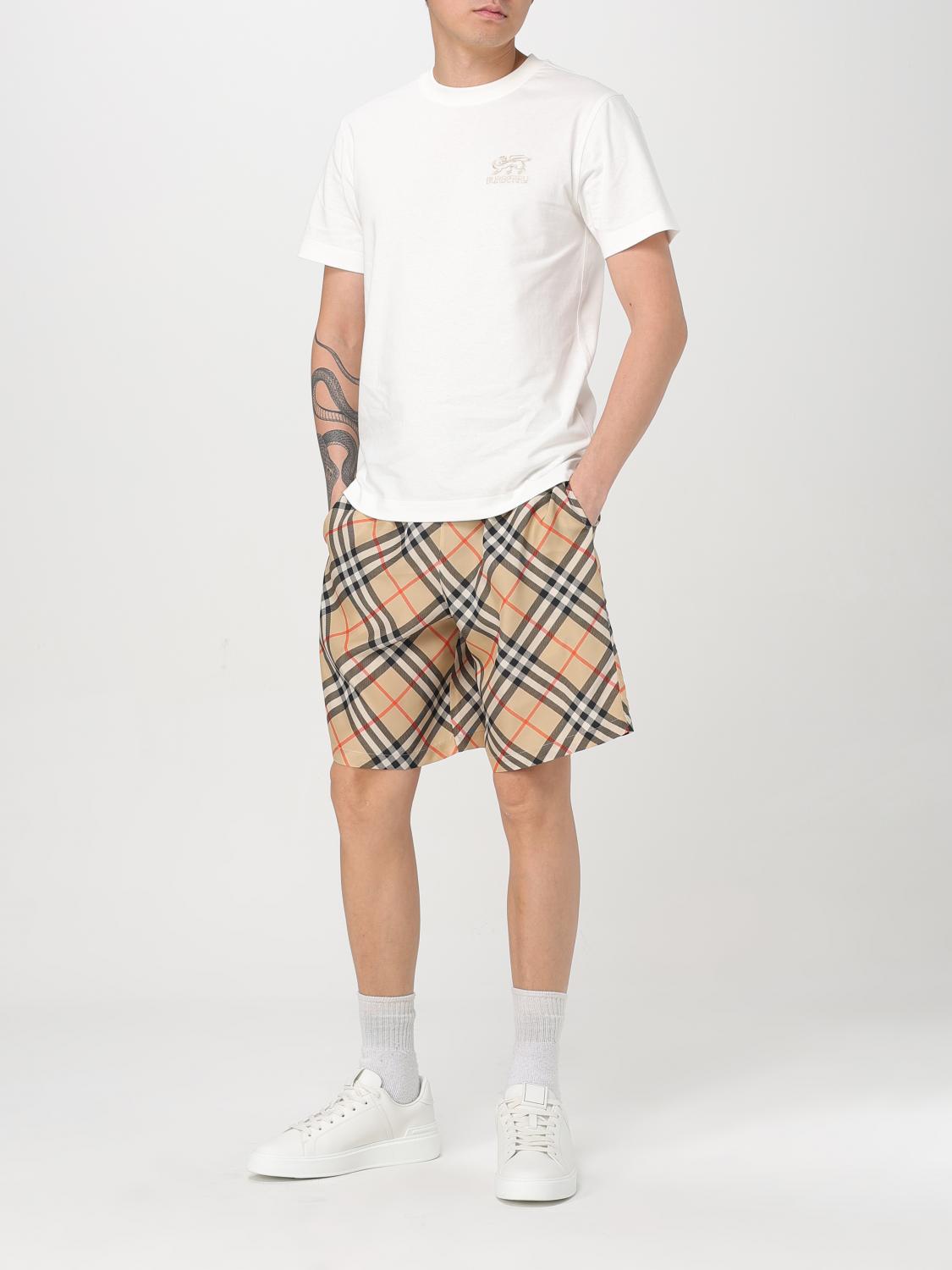 BURBERRY SHORT: Short homme Burberry, Beige - Img 2