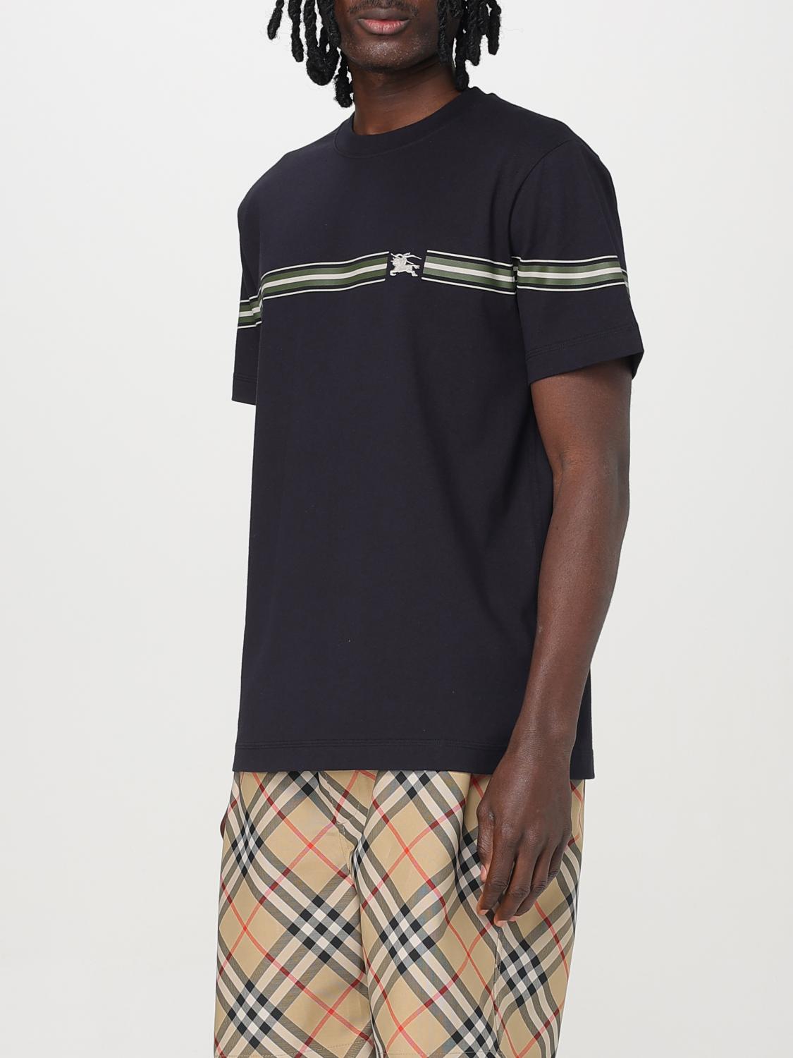 BURBERRY T-SHIRT: T-shirt men Burberry, Blue - Img 4