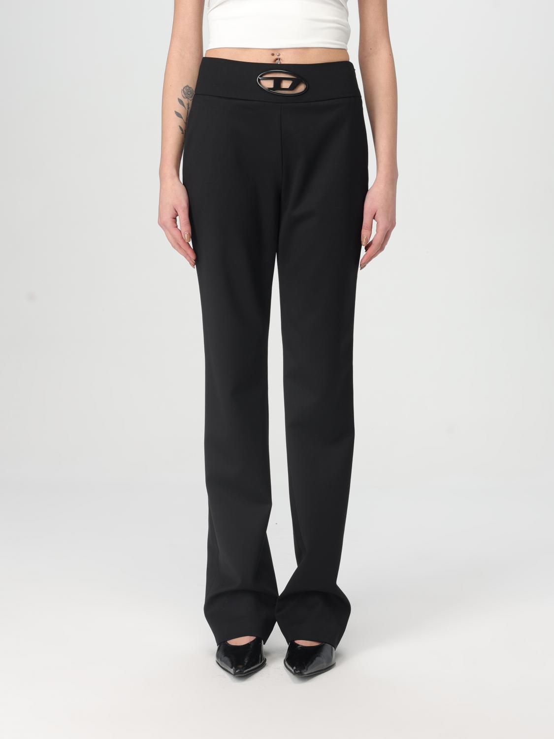 DIESEL PANTS: Pants woman Diesel, Black - Img 1