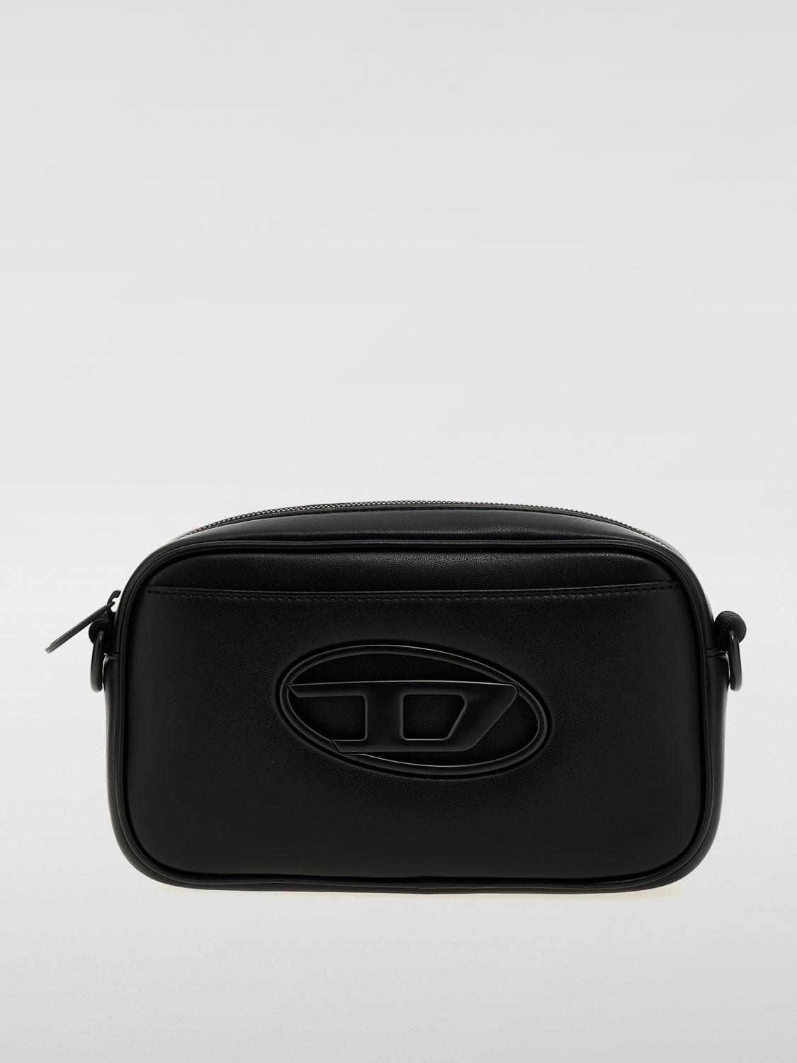 DIESEL BORSA A TRACOLLA: Borsa Holi-D Diesel in pelle sintetica , Nero - Img 1