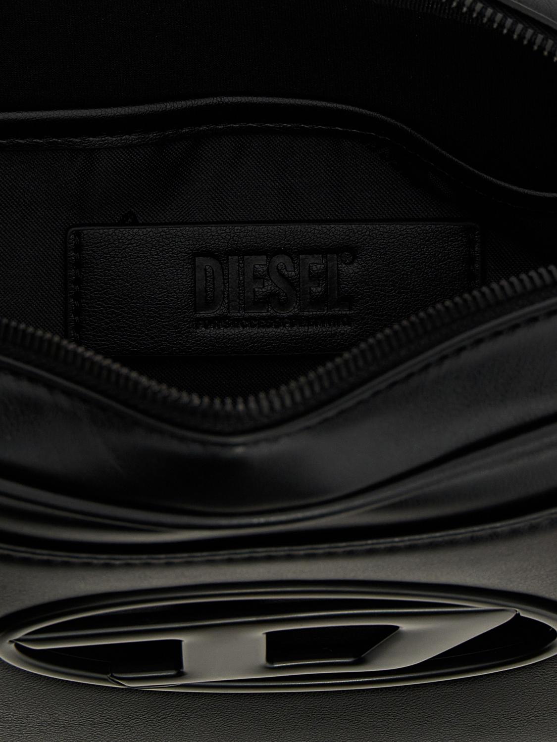 DIESEL BORSA A TRACOLLA: Borsa Holi-D Diesel in pelle sintetica , Nero - Img 3