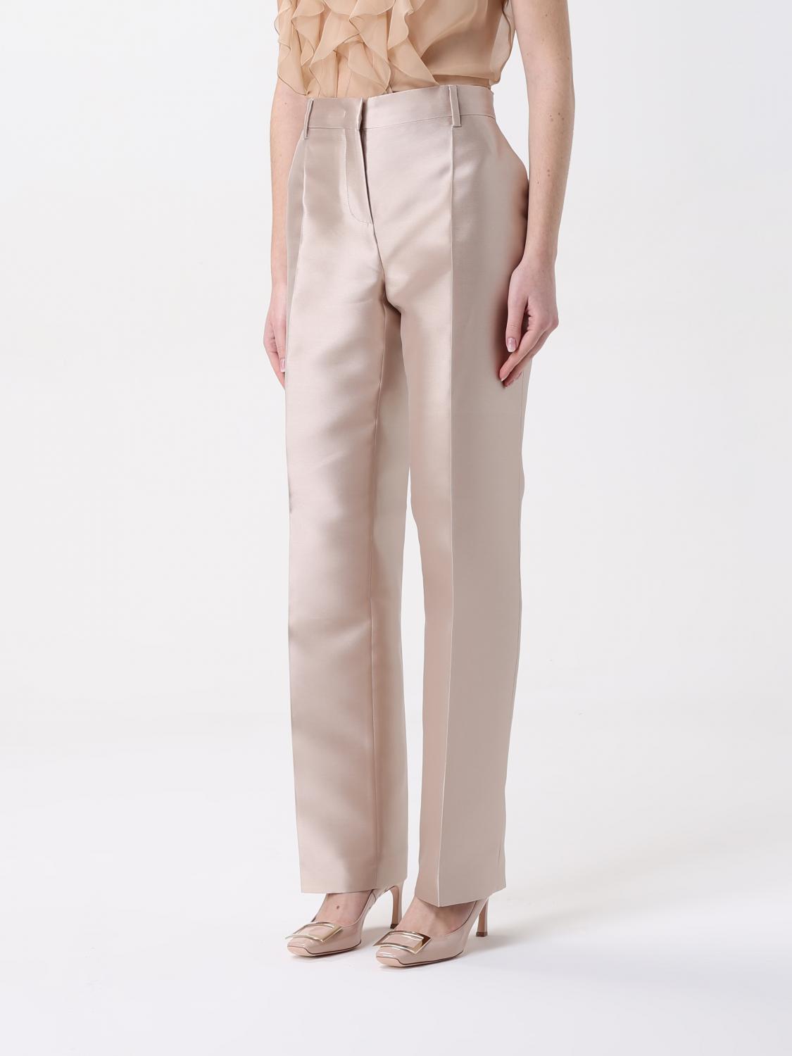 ALBERTA FERRETTI PANTS: Pants woman Alberta Ferretti, Ivory - Img 4