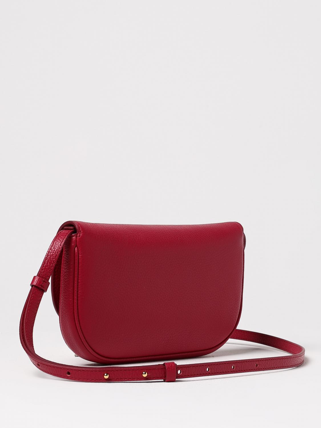 COCCINELLE CROSSBODY BAGS: Handbag woman Coccinelle, Wine - Img 2