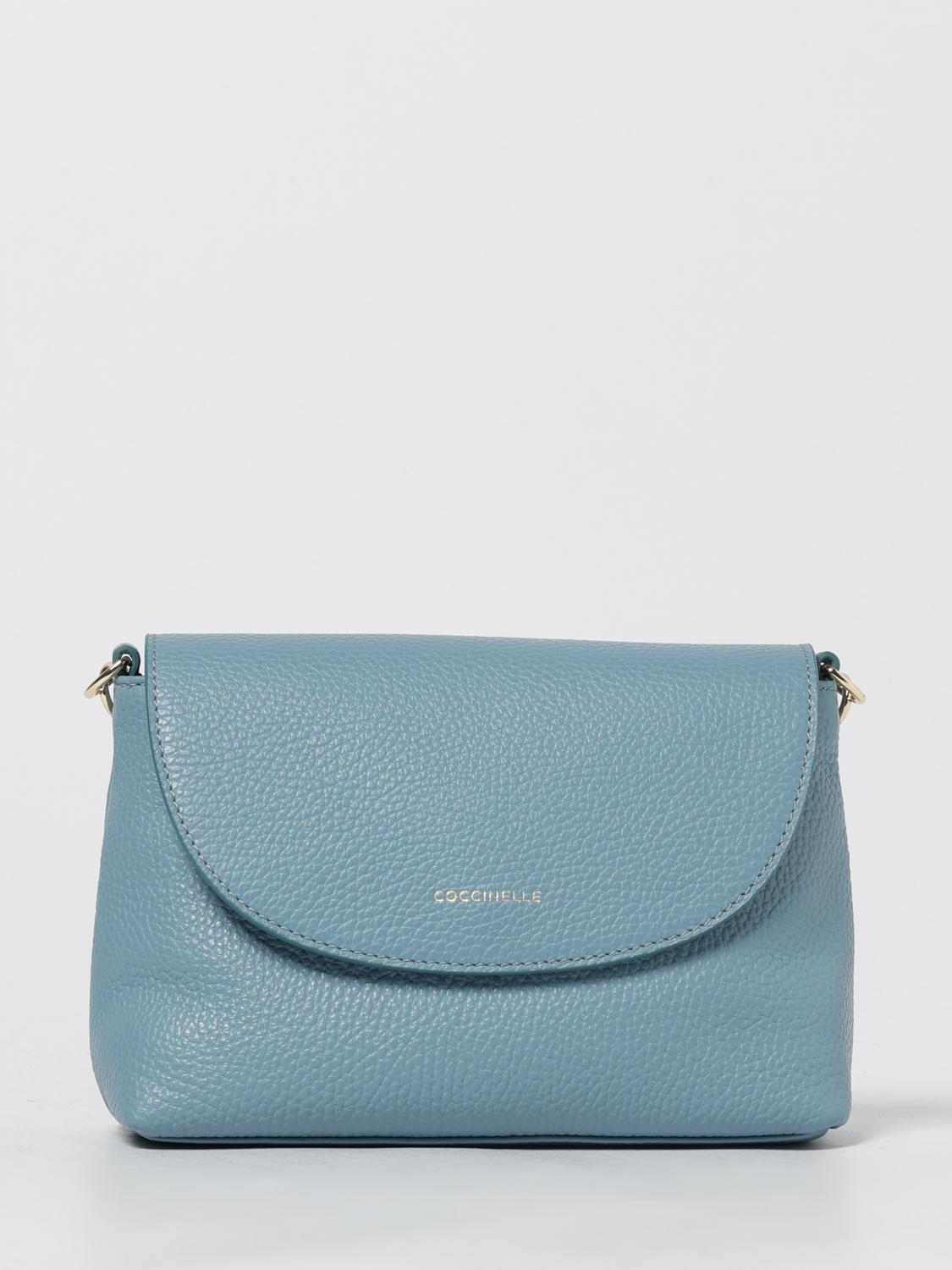 COCCINELLE MINI BOLSO: Bolso de mano mujer Coccinelle, Azul Oscuro - Img 1