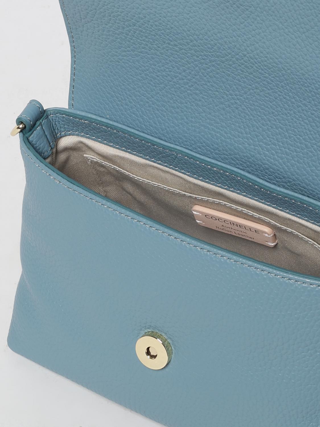 COCCINELLE MINI BOLSO: Bolso de mano mujer Coccinelle, Azul Oscuro - Img 3