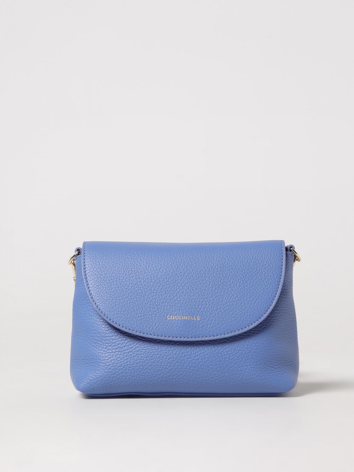 COCCINELLE MINI BOLSO: Bolso de mano mujer Coccinelle, Azul Claro - Img 1