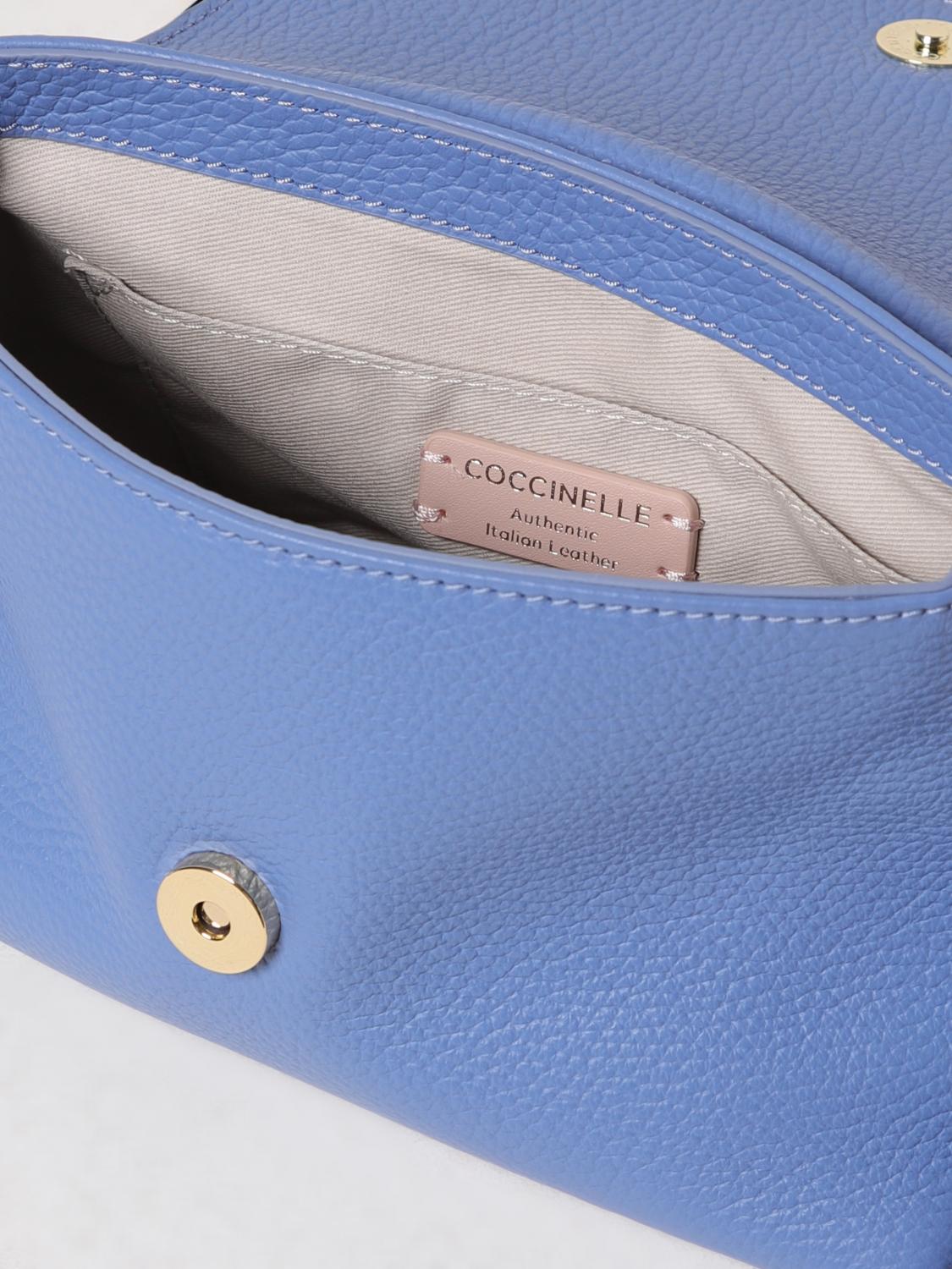COCCINELLE MINI BOLSO: Bolso de mano mujer Coccinelle, Azul Claro - Img 3