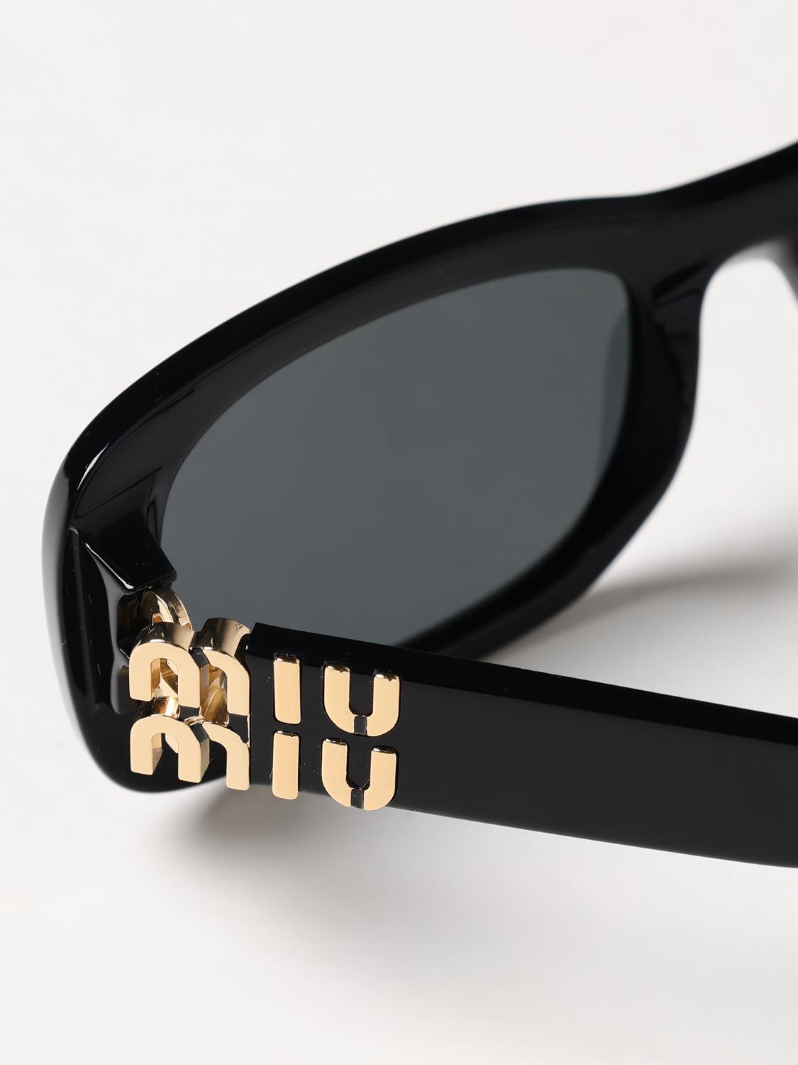 MIU MIU SUNGLASSES: Sunglasses woman Miu Miu, Black - Img 4