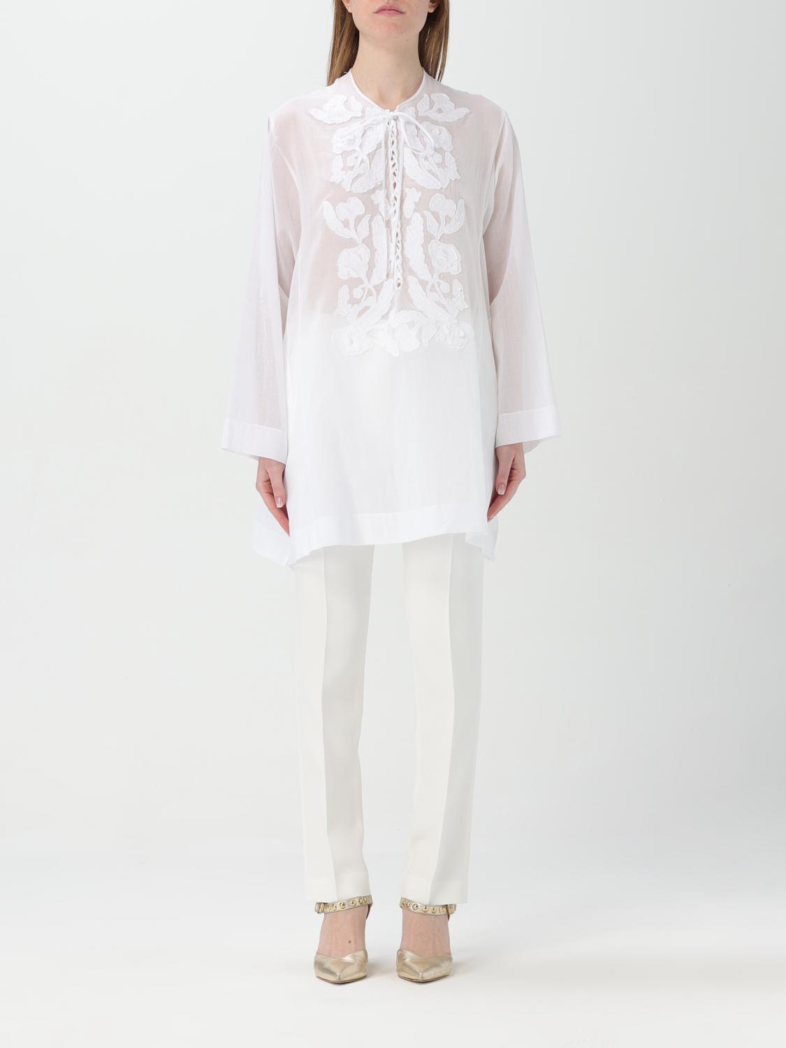 ERMANNO SCERVINO SHIRT: Blazer woman Ermanno Scervino, White - Img 1