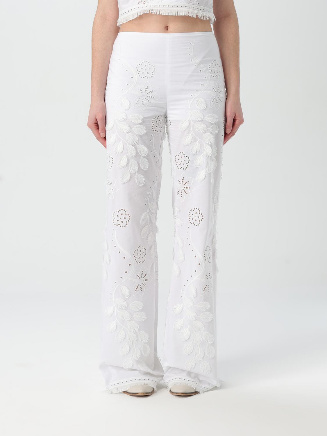 ALBERTA FERRETTI PANTS: Pants woman Alberta Ferretti, White - Img 1